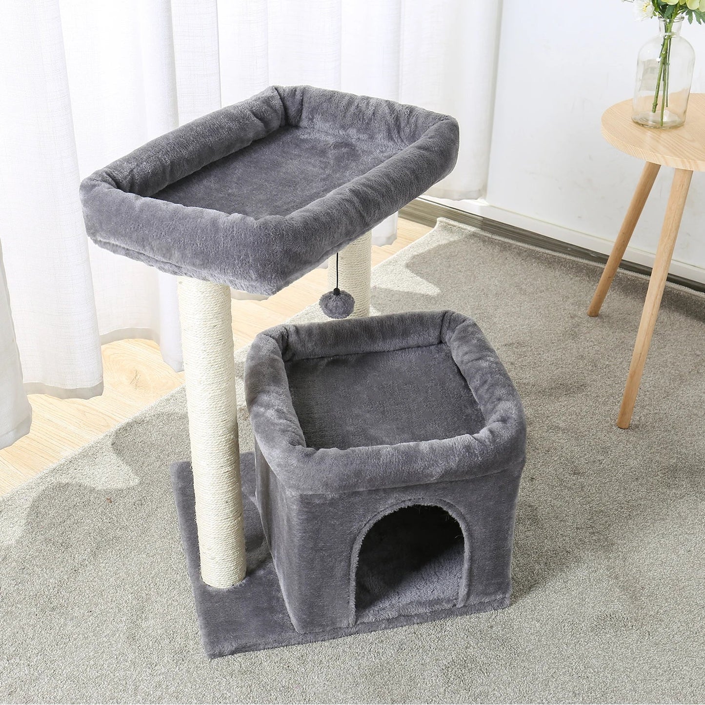Arbre à chat - CozyCondo™ - Gris - Lakshmi et Compagnie