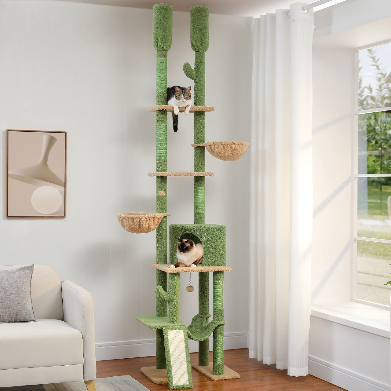 Arbre à Chat - QuantumCatTree™ - Cactus - Lakshmi et Compagnie
