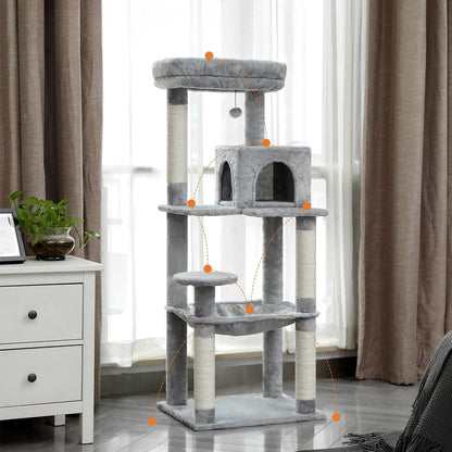 Arbre à Chat - CatComfort™ - Gris - Lakshmi et Compagnie