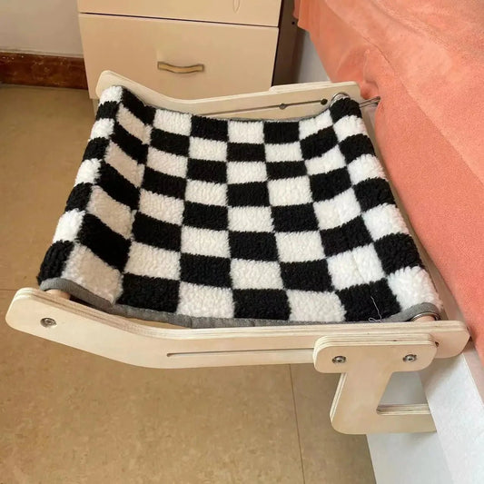 Hamac Chat - CatHammock™ - Carreaux - Lakshmi et Compagnie